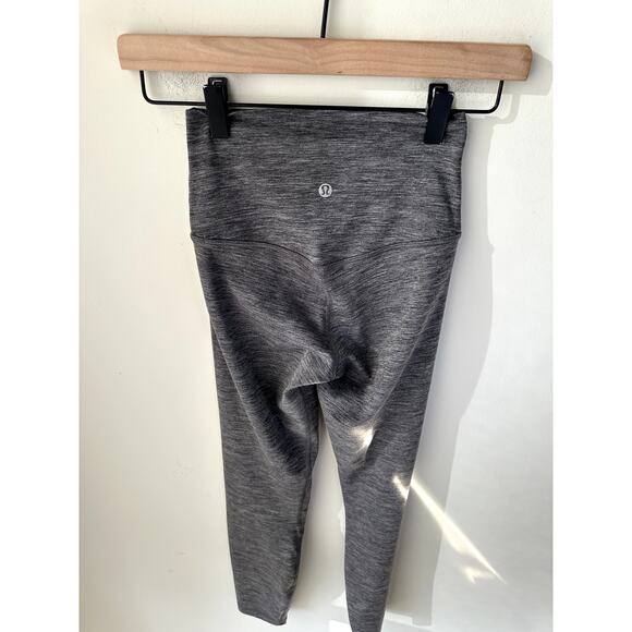 Lululemon Align High-Rise Pant 25" Size 2 Grey Nulu - Picture 1 of 3
